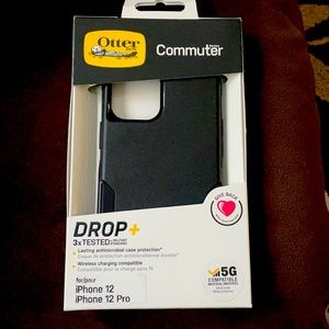 NEW OtterBox Commuter Series Case for iPhone 12 & iPhone 12 Pro Black